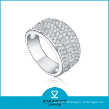 2016 Elegantes Sterling Silber Mikro pflastern Hochzeit Ring (R-0160)